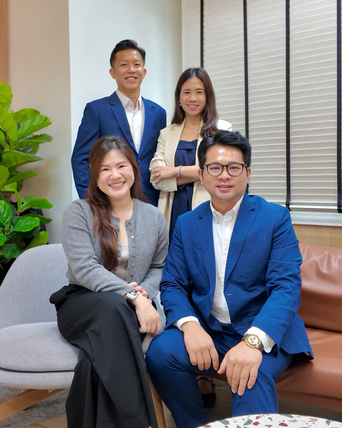 The Alps Wills team of Certified Will Writers at their Suntec Tower office